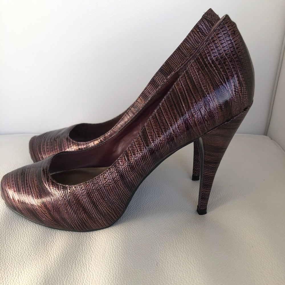 Purple reptile heels size 9
